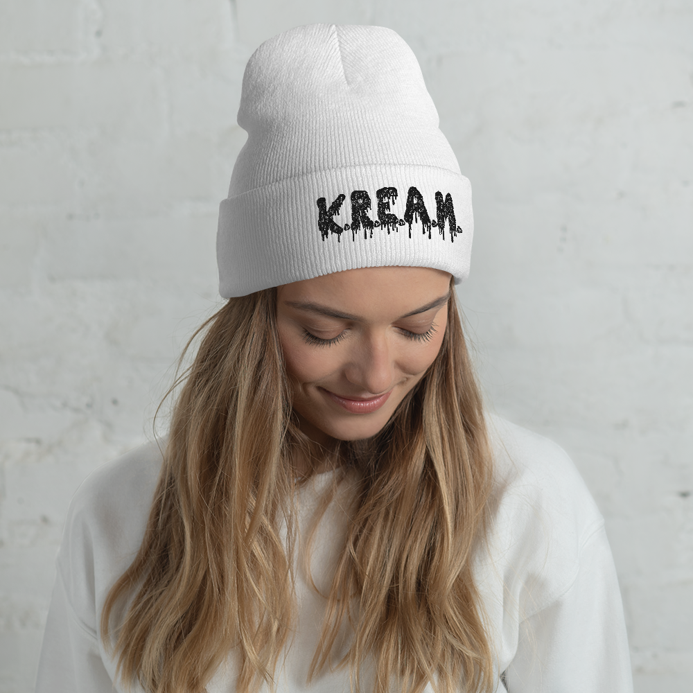KREAM Cuffed Beanie (White)
