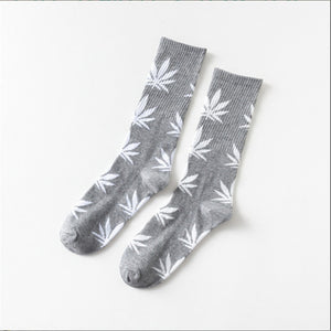 Mary Jane Leaf Socks