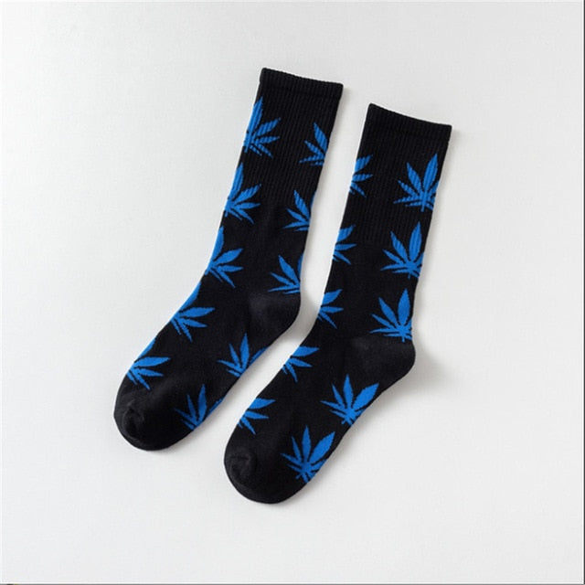 Mary Jane Leaf Socks