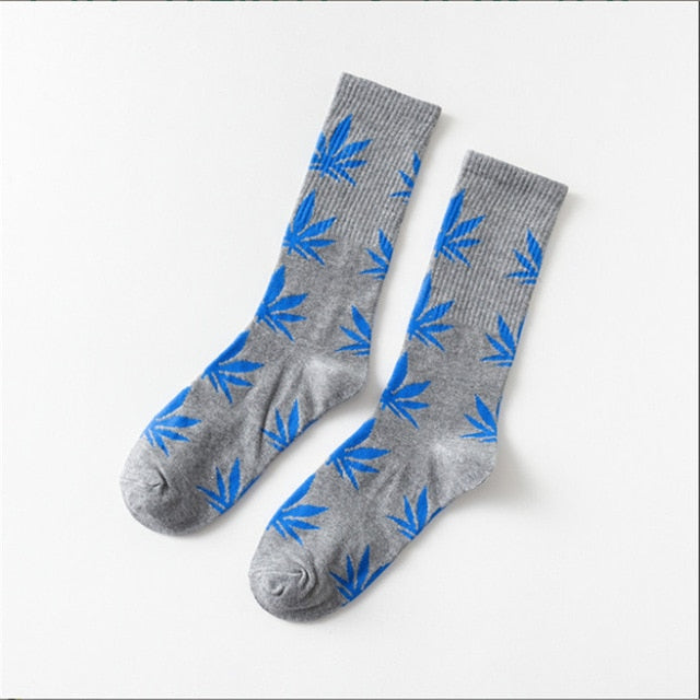 Mary Jane Leaf Socks