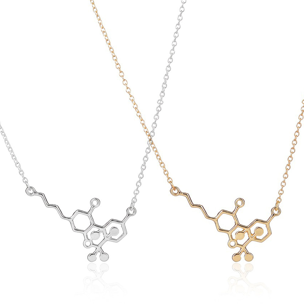 THC Chemical Charm Necklace